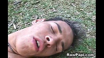 Preview 2 of Boboiboy Fucks - Outdoor Anal Sex With Two Latin Gay Hardcore