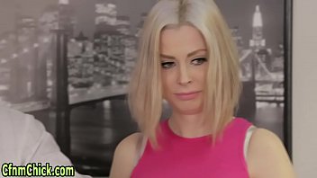 Preview 1 of Little Dick Sucker - Cfnm domina mocks loser