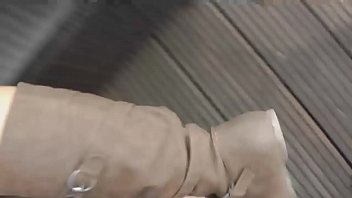 Preview 3 of Wal Kray - Brunette babe fucked hard outside on the balcony - Lady-Cams.com