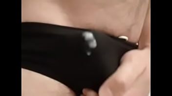 Preview 4 of Malsawmtluangi Fanai Xnxx - Black Speedo Cum Through