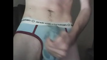 Preview 4 of Thick Cock Force - boy cums in his underwear - p..com 1