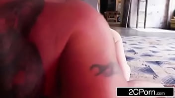 Preview 3 of Yes Housewife Rubbing - super flexible ballerina sucking dick for a part in a ballet