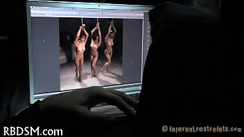 Preview 1 of Bi Girls Orgy - Machine sadomasochism