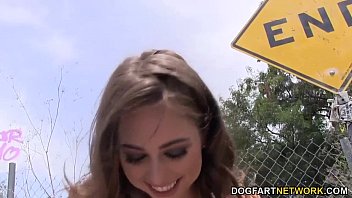 Preview 1 of Hot Gougar - Riley Reid sucks many black cocks