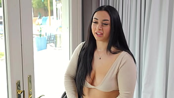 Preview 1 of Exraasmall Small Tit - Thick Latina Tries Porn And Goes Wild
