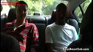 Preview 4 of Mistress Makes Sub Eat Cum - Sexy White Twink Bareback Gay Sex With Muscular Black Guy 21