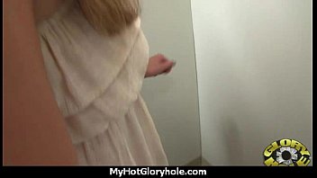 Preview 1 of Houswoman Lesbian - Gloryhole Blowjob Hottie makes every dick cum 15