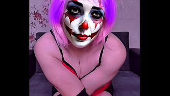 Preview 1 of Lesbian Jays - Sexy Clown Couture: Hot Lingerie &amp_ Cute Makeup