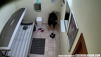 Preview 4 of Brazzar Mom And Son - Beautiful Teen Pussy Spied in Solarium