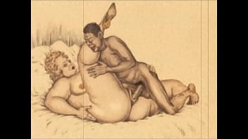 Preview 2 of West Indies Men - vintage erotic drawings