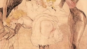 Preview 4 of Xxnx 18 Black - vintage erotic drawings
