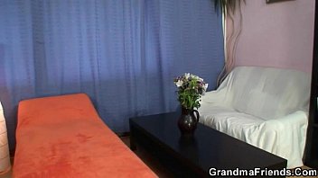 Preview 1 of Xxx Shlino - Old bitch takes two cocks at once