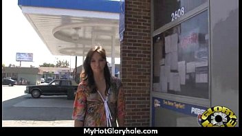 Preview 1 of London Keyes Pov - hot babe comes back for dick at GloryHole 28
