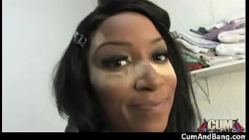 Preview 1 of Wwwxxxxvip - Ebony Cumslut Gets Multi Facial In Gangbang 19