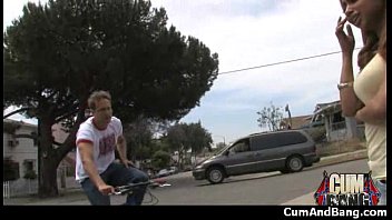 Preview 3 of 6o Woman Boy - Ebony Cumslut Gets Multi Facial In Gangbang 26