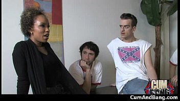 Preview 2 of Anal Uzun Jadn - Ebony Cumslut Gets Multi Facial In Gangbang 29