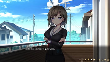 Preview 3 of Licking Beast - Ghost Marriage Matchmaking [ VN Hentai Game ] Night 1 -  Luna Blowjob Scene