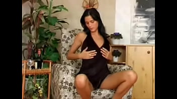 Preview 1 of Amateur Ora - Brunette milf teasing his friend live at livespicycams.com