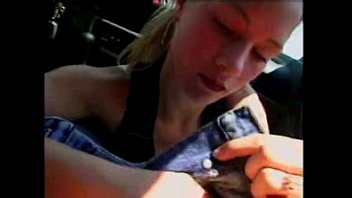 Preview 1 of Filifina Skype - Cute eyes blonde sucking on the back seat live at livespicycams.com