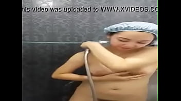 Preview 3 of Jerks Amateur Boy - khmer Girl at Olumpic selling dres bathing without cloth (in Thailand hotel)