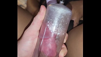 Preview 2 of Mom Oy - cock pump followed by masturbation and cream pie