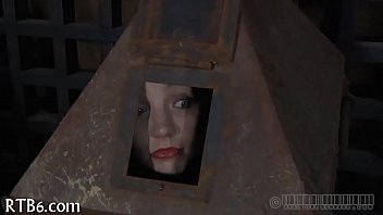 Preview 1 of Halsey Nude - Sadomasochism cage