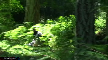Preview 1 of Amson - Fucking my stepbrother in the woods - Erin Electra