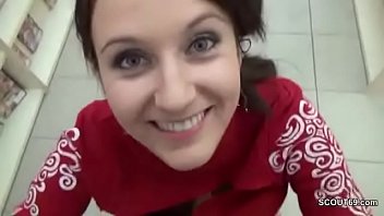 Preview 2 of Xoxoxo Sexporn German Inte - Geile Aushilfe direkt in der Videothek gefickt und besamt