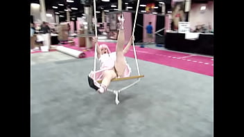 Preview 2 of Sister Fuck Small Brothers - Exxotica Adult Expo New Jersey -No Panties Zoe Zane