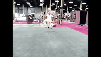 Preview 3 of Sister Fuck Small Brothers - Exxotica Adult Expo New Jersey -No Panties Zoe Zane