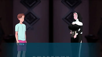 Preview 3 of Mother 12 Years Son - SexNote Cap 16 - MILF en clase de yoga me chupa la polla y la pecadora monja de la iglesia tambien
