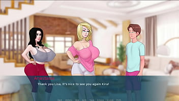 Preview 1 of Mother 12 Years Son - SexNote Cap 16 - MILF en clase de yoga me chupa la polla y la pecadora monja de la iglesia tambien