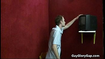 Preview 1 of Yaoi Sex 3gp - Blowing a tall blonde young dude with a 8&#039_ cock 24