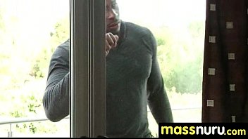 Preview 1 of Jeune A Gros Sein - Nuru Massage Ends with a Hot Shower Fuck 11