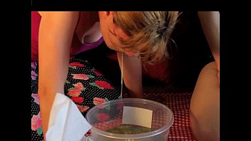 Preview 2 of He Play - Sexy Girls Heavy Vomit Puke Puking Vomiting Gagging and Barf