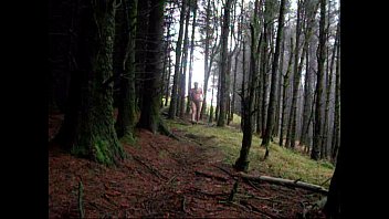 Preview 3 of Jav Marye Kiz Porno - Public woods in panties and getting naked