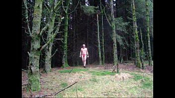 Preview 1 of Jav Marye Kiz Porno - Public woods in panties and getting naked