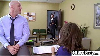 Preview 1 of Big Cac Sex - Horny Worker Girl With Big Tits Banged Hard Style In Office (cassidy banks) vid-20