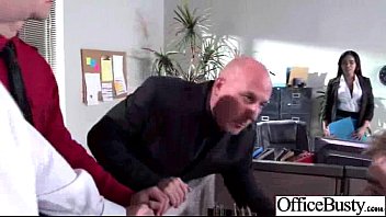 Preview 3 of Naughty America Mom Kendra Lust - Horny Worker Girl With Big Tits Banged Hard Style In Office (selena santana) vid-02