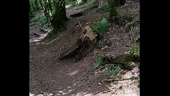 Preview 1 of Curios Boy - Dared to walk naked in the woods