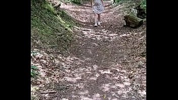 Preview 4 of Curios Boy - Dared to walk naked in the woods