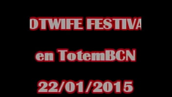 Preview 1 of Bokep Selingkuh Ama Ibu Mertua - Ena Sweet en la Hotwife festival de TotemBCN y Fantasias cuckold. 22/01/2016