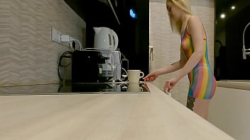 Preview 3 of Ass Licked And Fuck - Raver Girl takes off panties in a see through electronic music festival outfit without a bra to show her nipple and tits