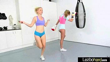 Preview 2 of Cock Is Massively Big - Girl On Girl In Hot Sex Scene Lesbian Action vid-18