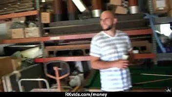 Preview 1 of Sanyy Jatt - Slutty amateur babe is paid cash from some crazy public sex 6