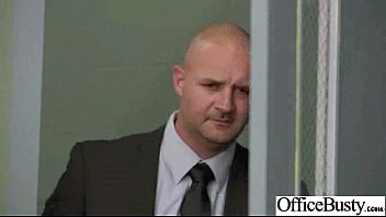 Preview 2 of Big Tit Rough Ffm - In Office Busty Slut Girl Fucks Hard Style (gigi allens) vid-21