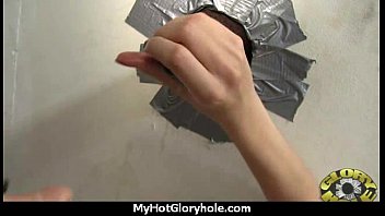 Preview 3 of Alixes Texes - Ebony Slut Fucks A White Gloryhole Cock In Her First Interracial Scene 26
