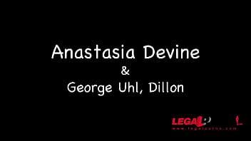 Preview 1 of Abrob - Anastasia Devine classic sex with 2 guys HG032