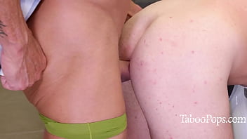 Preview 2 of Video Sex Tante - Stuck Twink Finds His Step Dad&#039_s Cock In His Ass