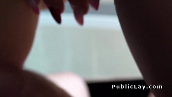 Preview 4 of Dwt Dildo Fick - Euro tourist with huge tits in public